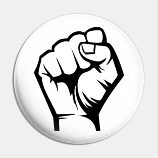 Protest Fist, Black Power Fist Pin