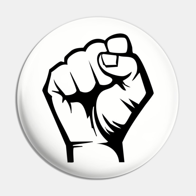 Protest Fist, Black Power Fist Pin by UrbanLifeApparel