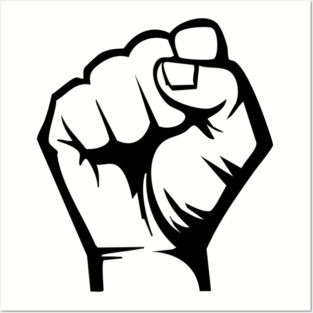 Protest Fist, Black Power Fist Posters and Art