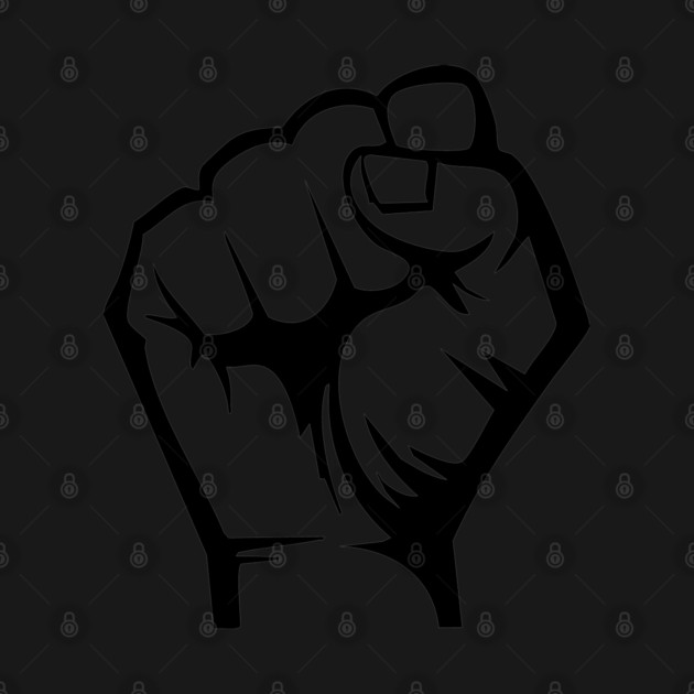 Protest Fist, Black Power Fist by UrbanLifeApparel