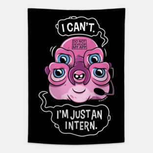 Glootie the Intern Tapestry