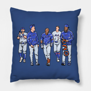 Mets Gang!  Cartoon Pillow