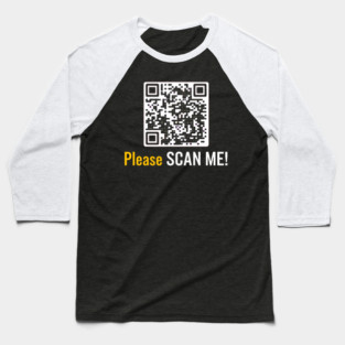 Fuck-You-QR-Code Baseball T-Shirt