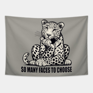 Leopard is Hungry Tapestry