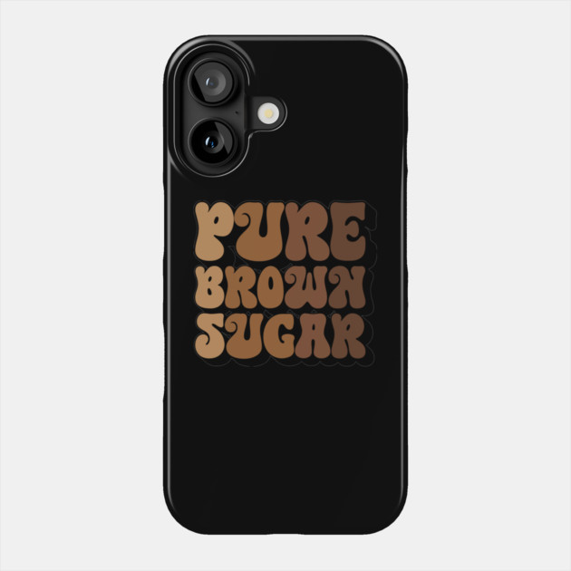 Pure Brown Sugar Phone Case by UrbanLifeApparel