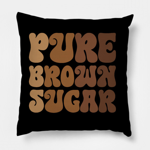 Pure Brown Sugar Pillow by UrbanLifeApparel