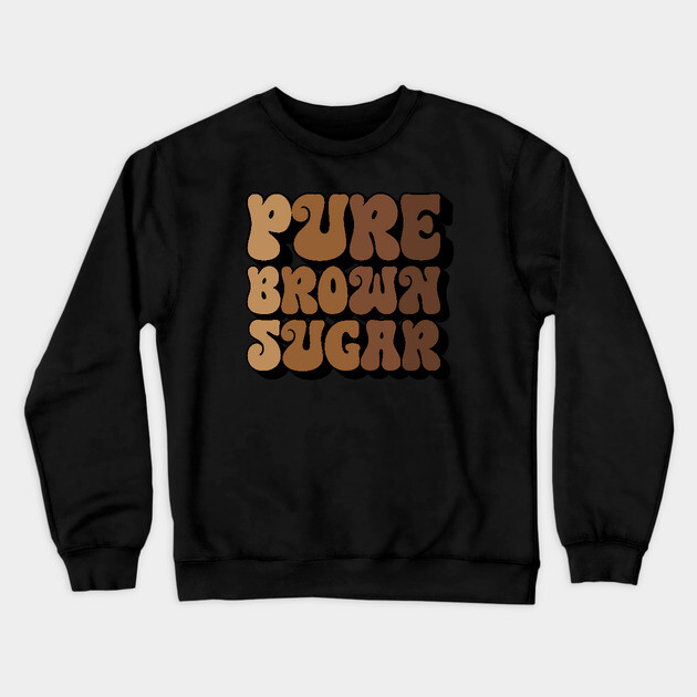 Pure Brown Sugar Crewneck Sweatshirt by UrbanLifeApparel