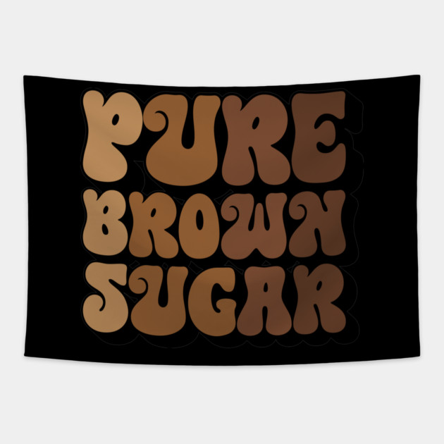 Pure Brown Sugar Tapestry by UrbanLifeApparel