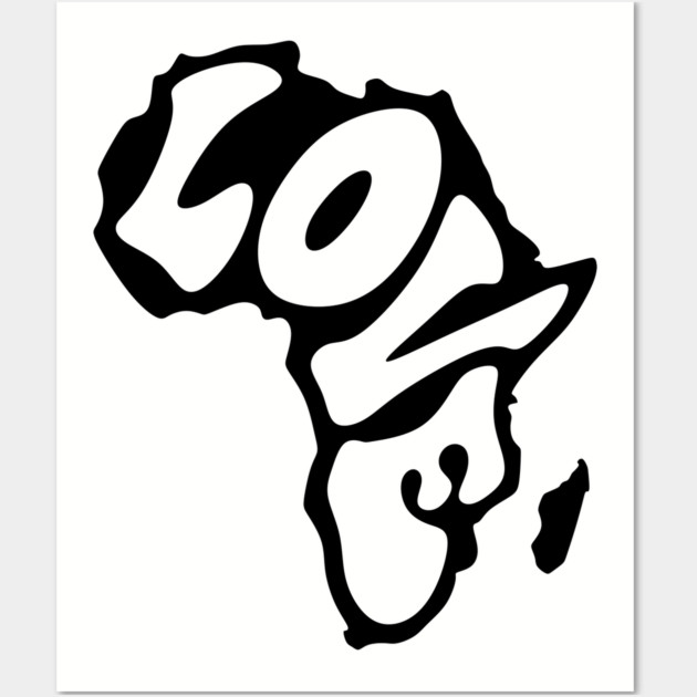 African Love Wall Art by UrbanLifeApparel