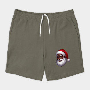 Black Santa Shorts