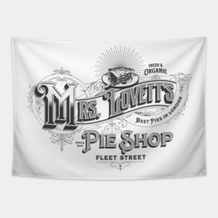 Mrs. Lovett’s Pie Shop – Vintage Sweeney Todd Broadway Musical Shirt Tapestry