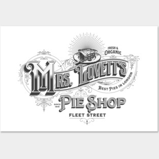 Mrs. Lovett’s Pie Shop – Vintage Sweeney Todd Broadway Musical Shirt Posters and Art
