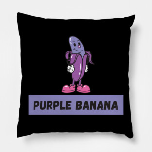 Purple Banana Pillow