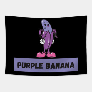 Purple Banana Tapestry