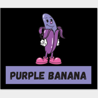 Purple Banana Posters and Art