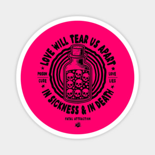 LOVE WILL TEAR US APART Magnet