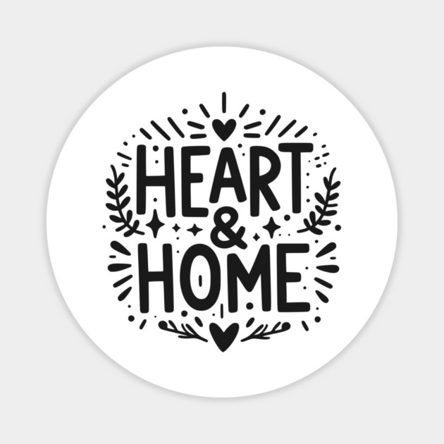 Heart and Home Magnet by Frank Ring