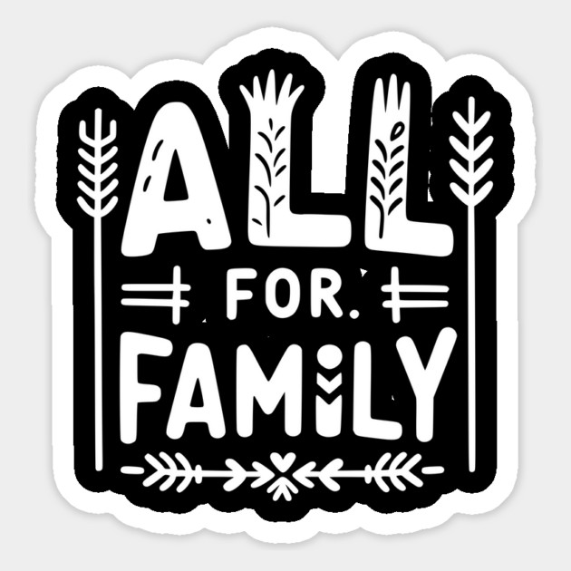 All for Family Magnet by Frank Ring