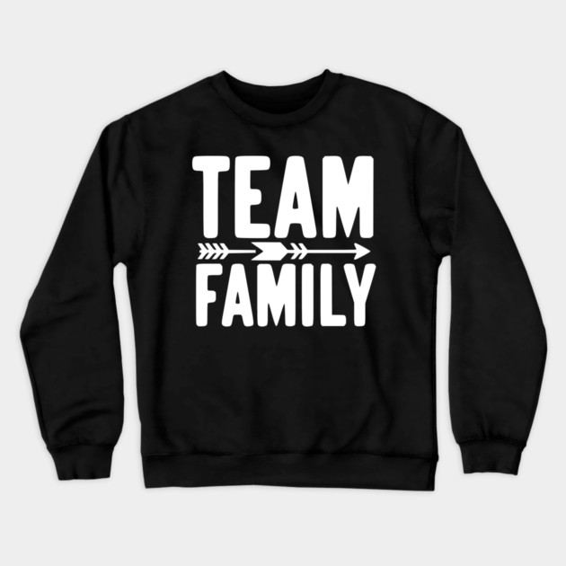 Team Family Crewneck Sweatshirt by Frank Ring