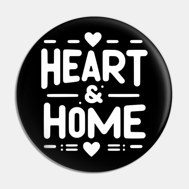 Heart and Home Pin by Frank Ring