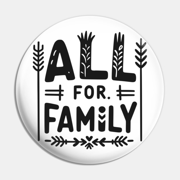 All for Family Pin by Frank Ring