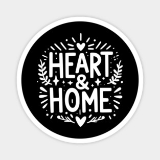 Heart and Home Magnet