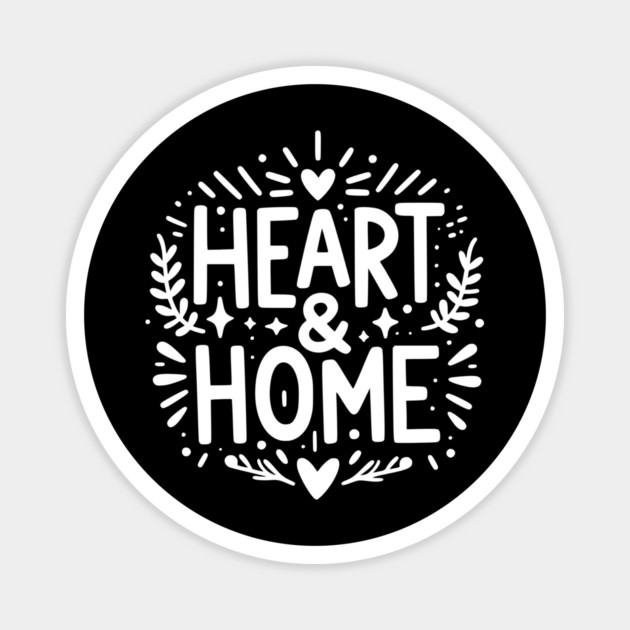 Heart and Home Magnet by Frank Ring