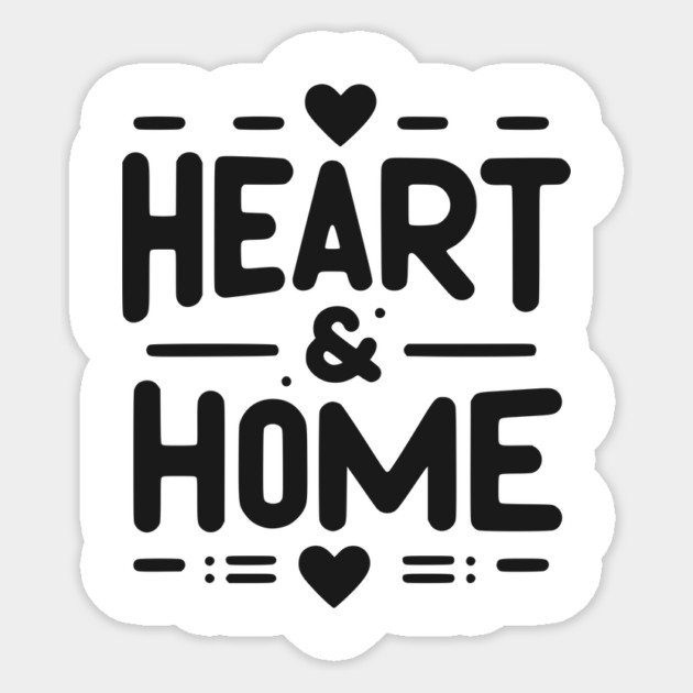 Heart and Home Sticker by Frank Ring