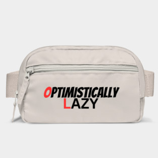 you can be a lazy optimist Bag