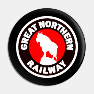 Vintage Great Northern Railway Logo Pin