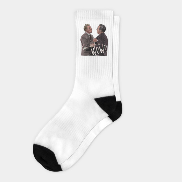White Christmas: WOW Socks by 51Deesigns