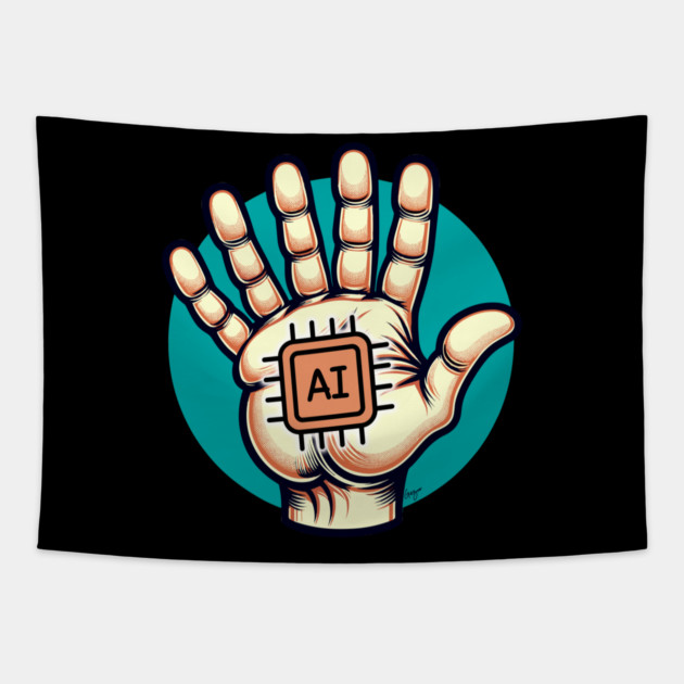 Art By AI Tapestry by Cosmo Gazoo