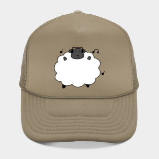 Dancing Headphones Sheep Hat