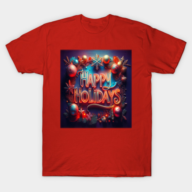 Happy Holidays T-Shirt by zjz