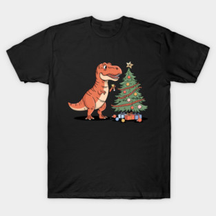 T-REX AND CHRISTMAS TREE T-Shirt