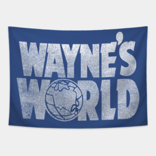 Distressed Waynes World Tapestry