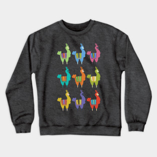 Llama Party Crewneck Sweatshirt