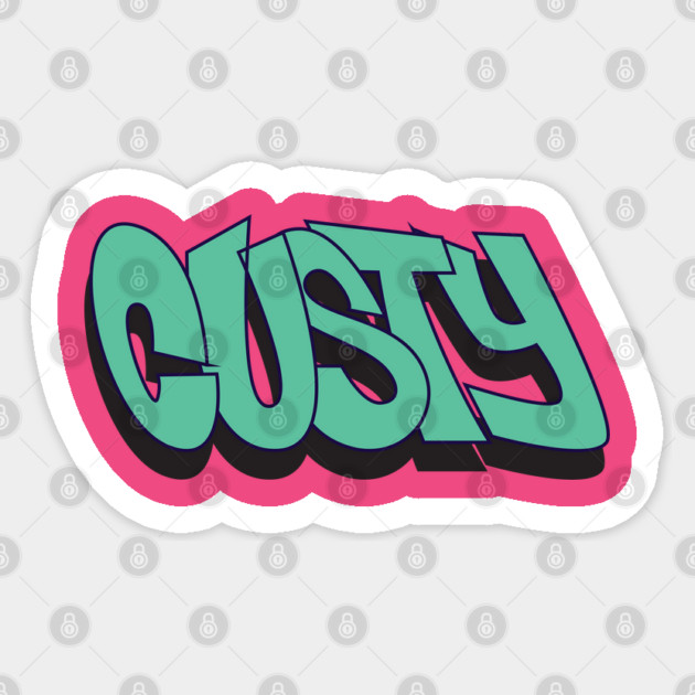 Custy Sticker by threeonethree