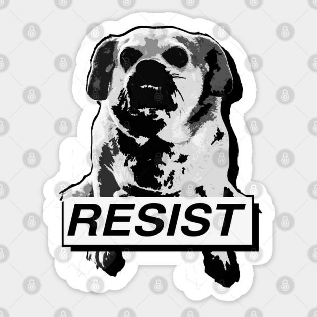 RESIST Sticker by threeonethree