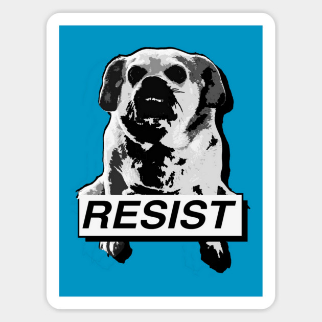 RESIST Magnet by threeonethree
