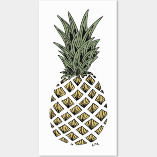 Pineapple Posters and Art