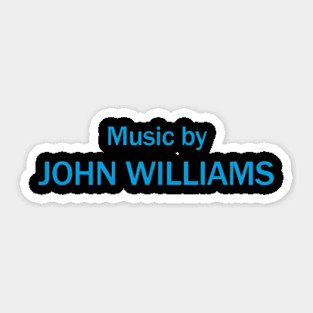 Music by John Williams Sticker
