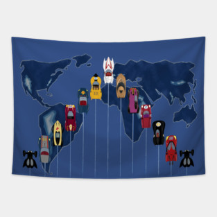 Speed Racer Global Tapestry
