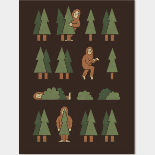 Bigfoot Forest Posters and Art