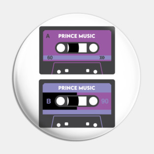 Purple Music Tape Pin