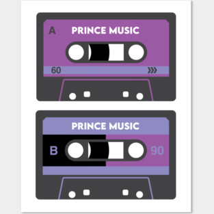 Purple Music Tape Posters and Art
