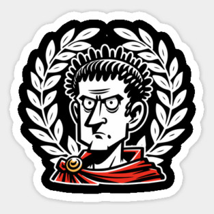 Roman Empire Julius Caesar Ancient Roman History Sticker