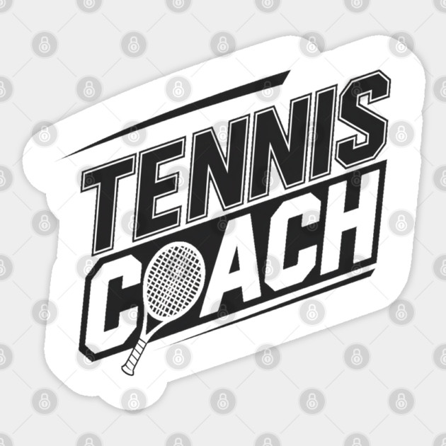 Tennis Coach Sticker by Pixel Threads 