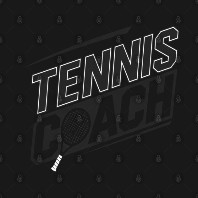 Tennis Coach by Pixel Threads 