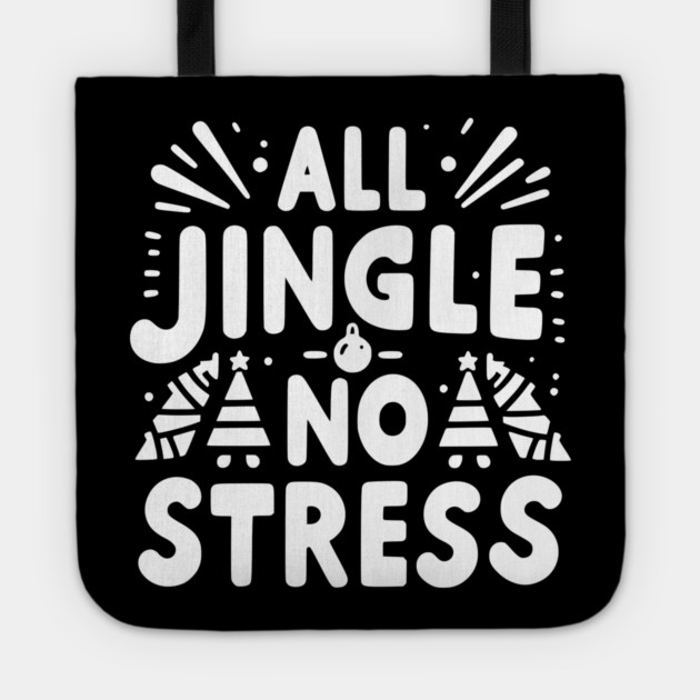 Keep Calm and Jingle On Tote by Frank Ring